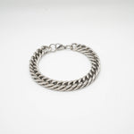 Load image into Gallery viewer, Silver Square Pressed Cuban Shorty Bracelet
