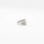 Load image into Gallery viewer, Silver Nugget Signet Ring
