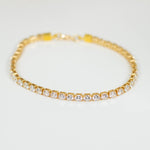 Load image into Gallery viewer, Gold Tennis Bracelet

