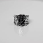 Load image into Gallery viewer, Silver Royal Flush Ring
