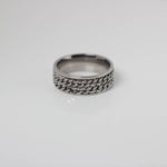 Load image into Gallery viewer, Double Curb Fidget Ring
