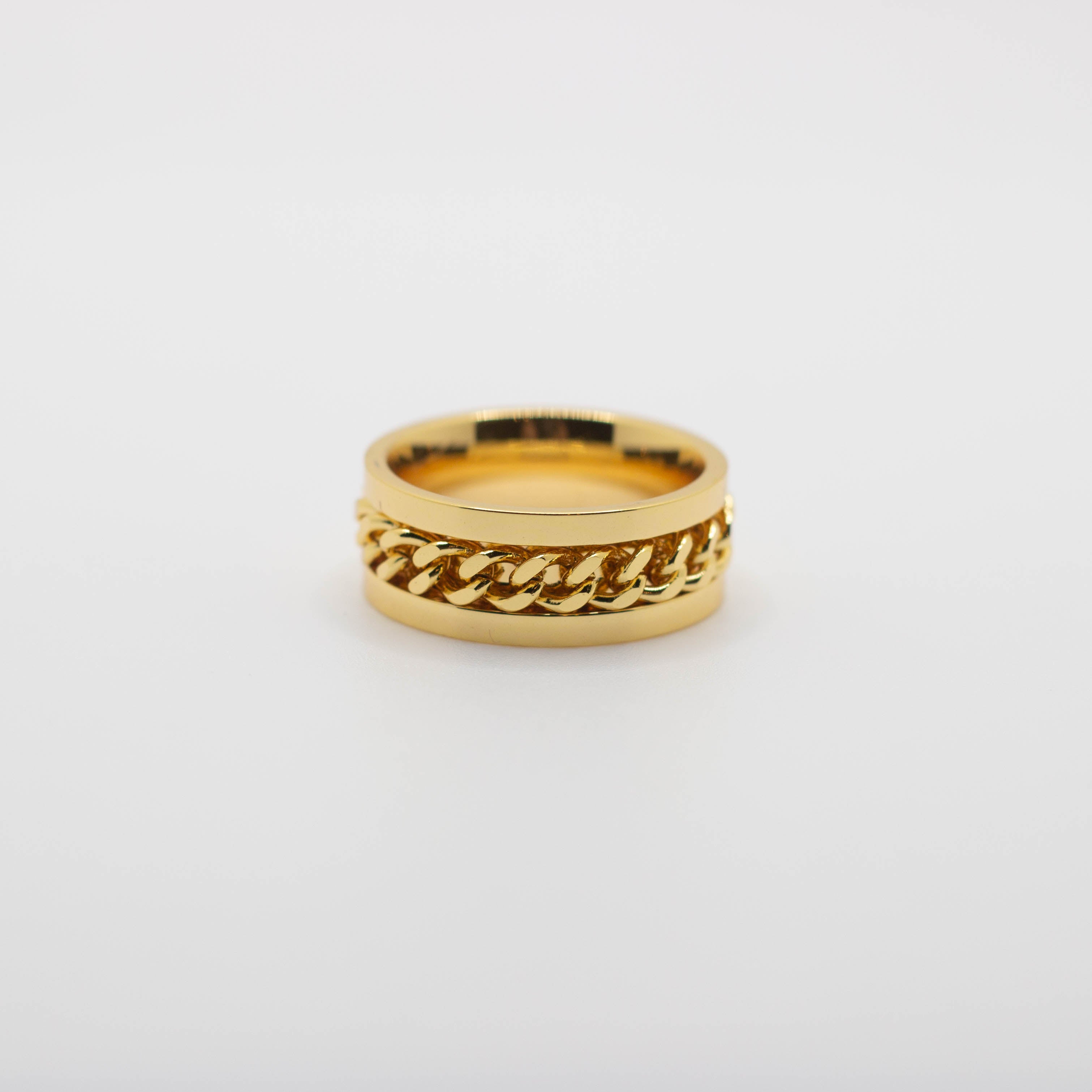Gold Curb Ring