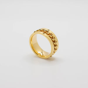 Gold Curb Ring