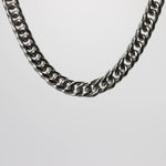 Load image into Gallery viewer, Silver Square Pressed Cuban Chain
