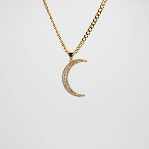 Gold Multi-Pave Moon