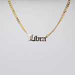 Load image into Gallery viewer, Gold Libra Zodiac Necklace
