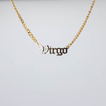 Load image into Gallery viewer, Gold Virgo Zodiac Necklace
