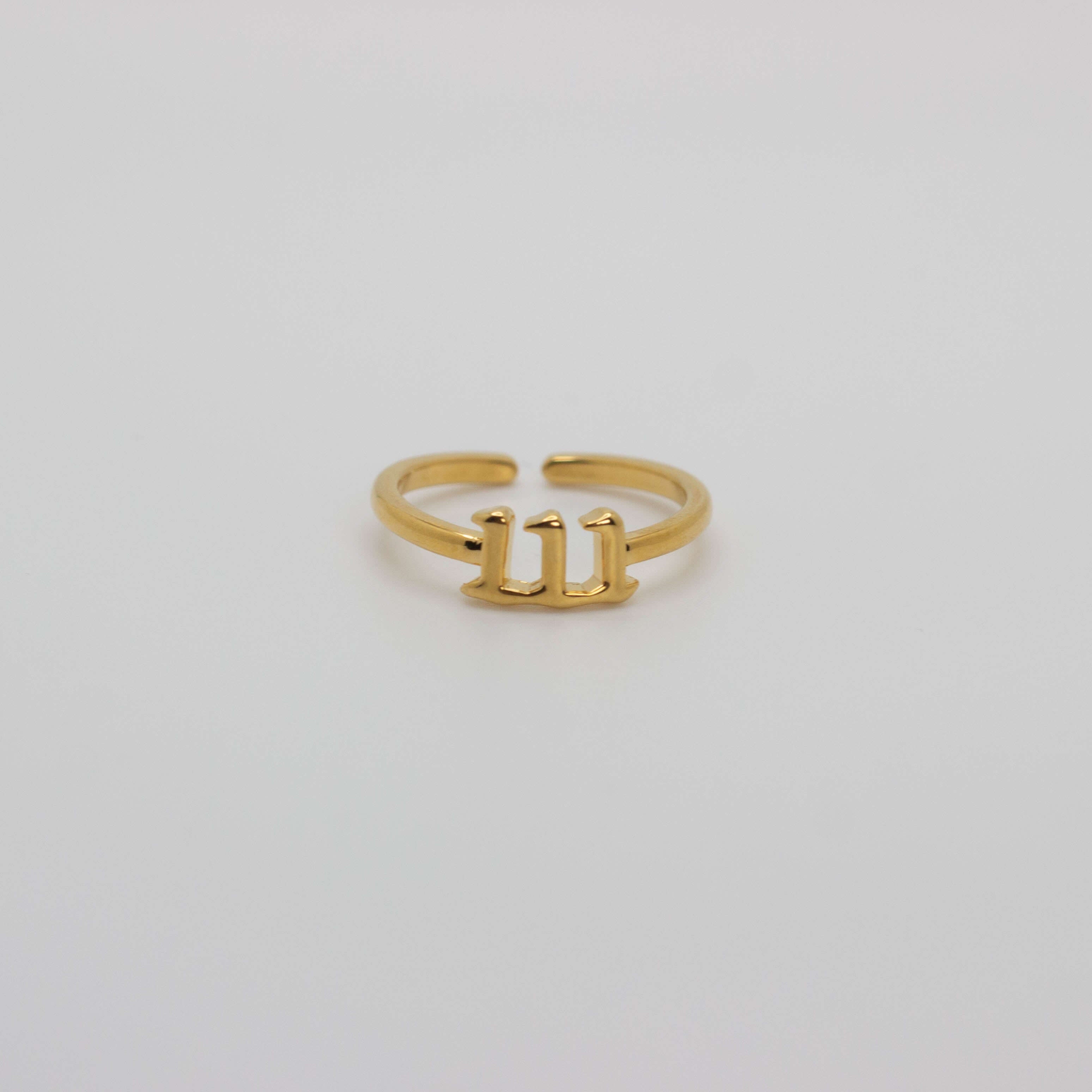 111 Angel Number Ring