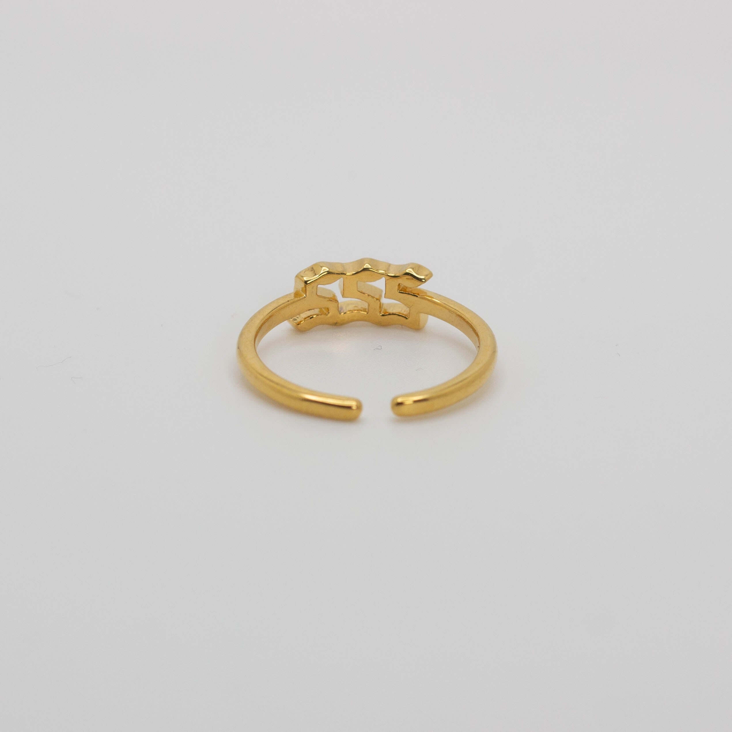 222 Angel Number Ring