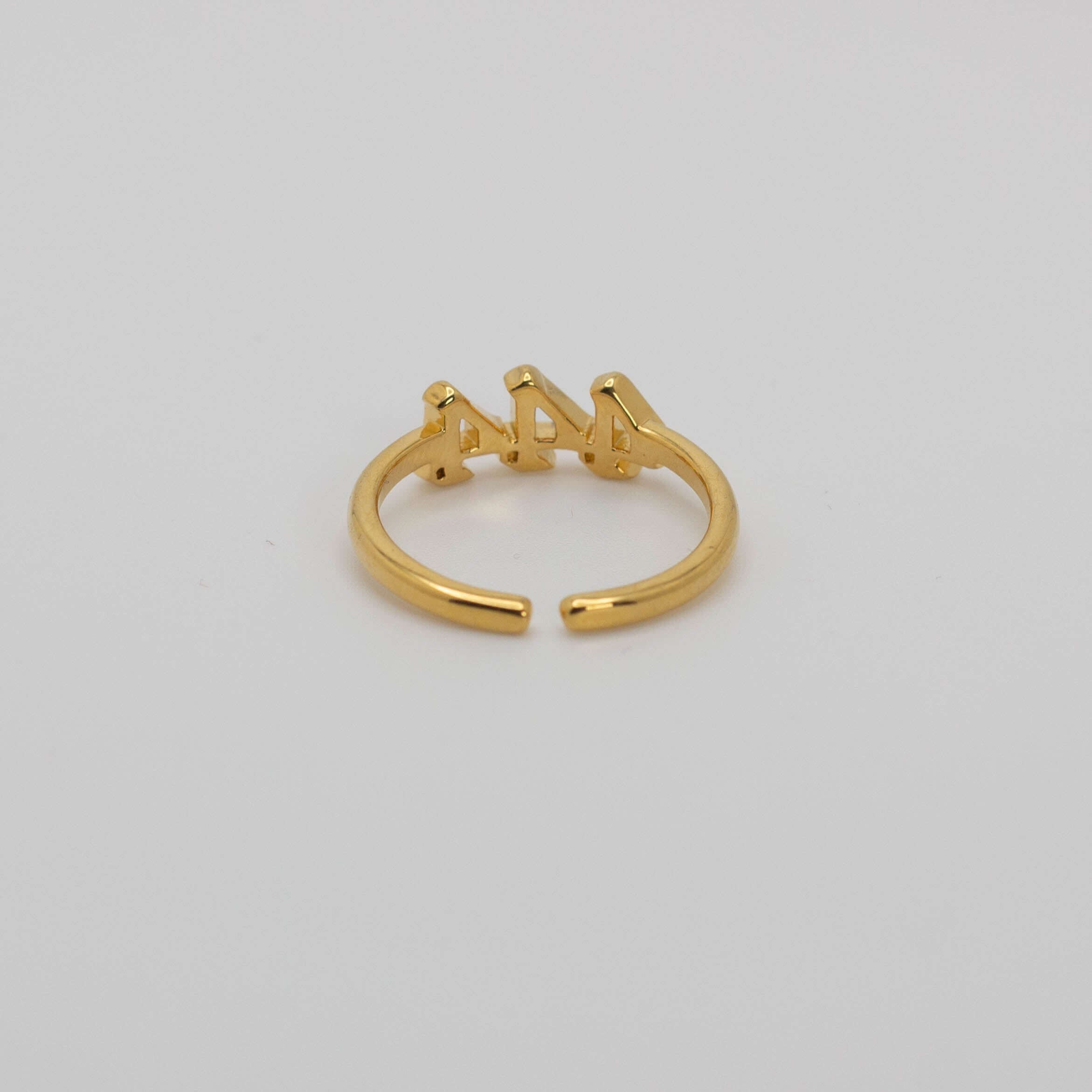 444 Angel Number Ring