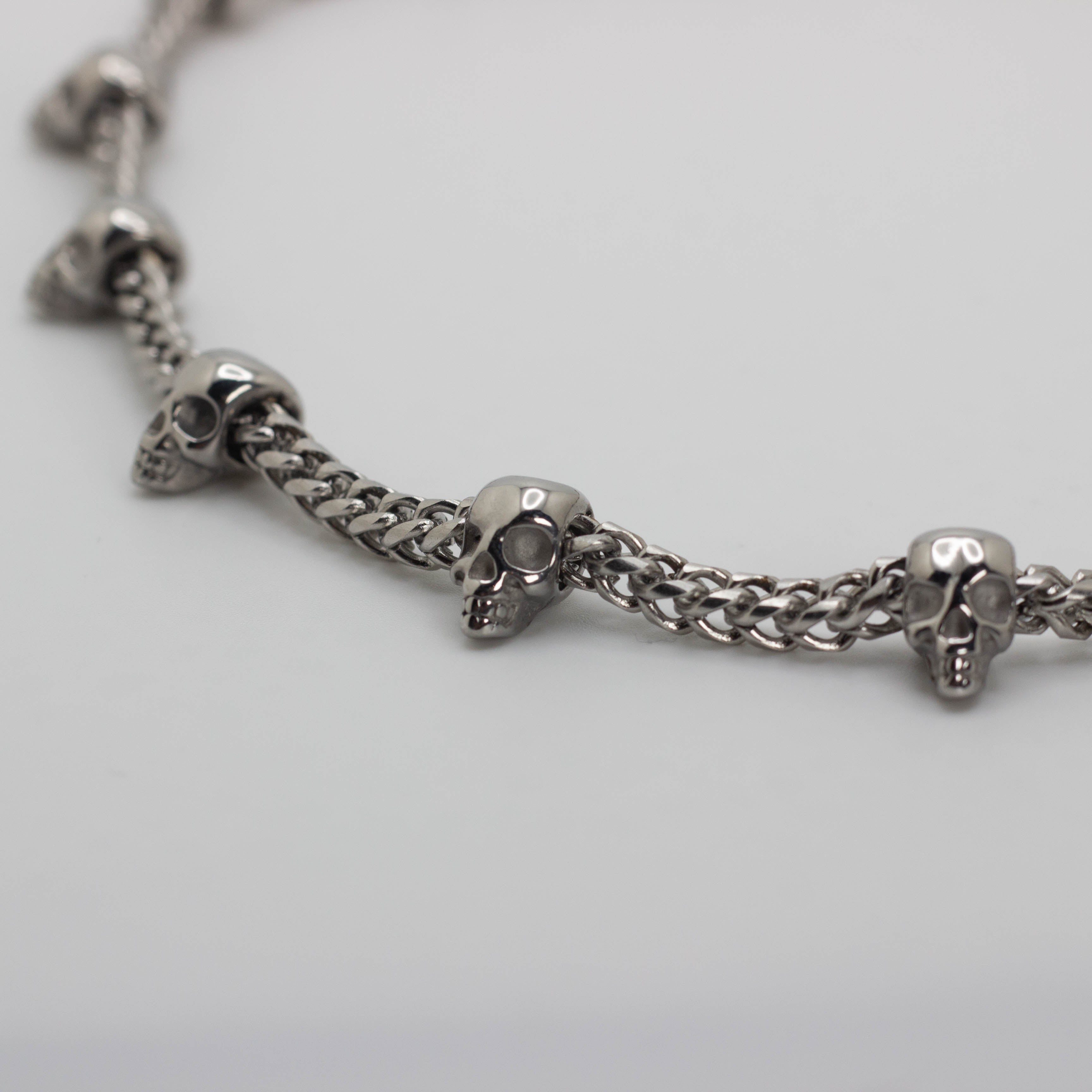Silver Skull Chain
