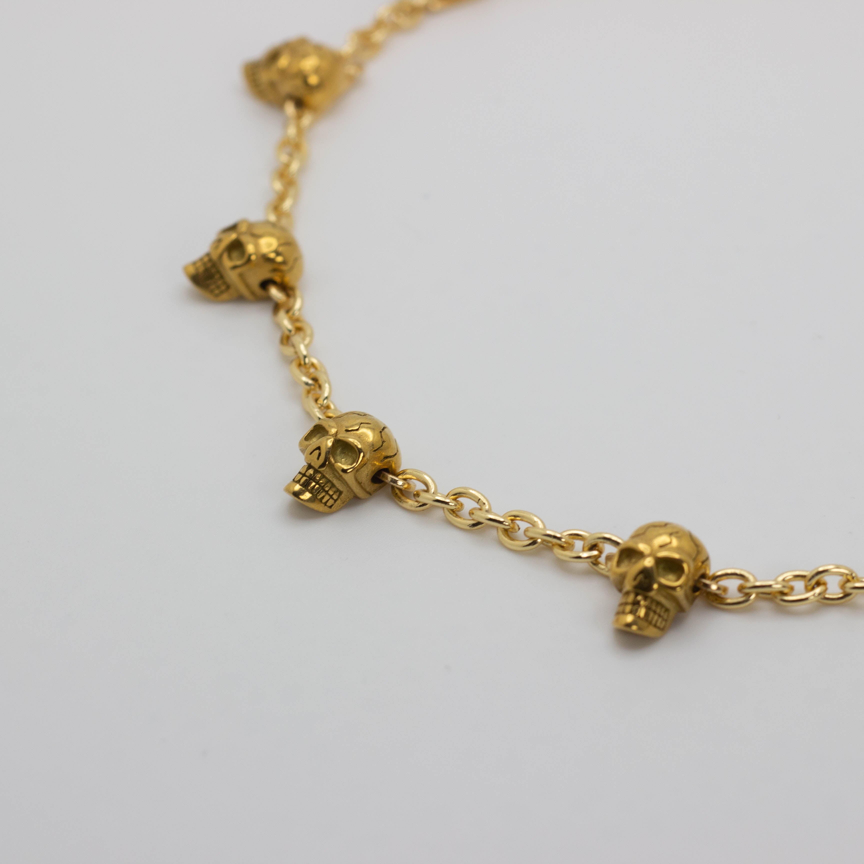 Gold Skull Chain
