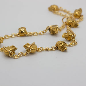Gold Skull Chain