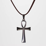 Load image into Gallery viewer, Large Silver String ANKH
