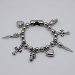 Load image into Gallery viewer, Stop Staring Charm Bracelet
